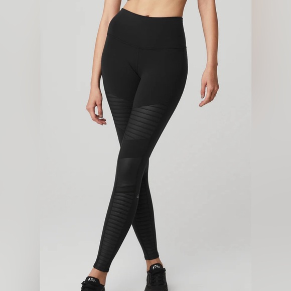 Alo Yoga High-Waist Moto Legging Size Small - Picture 1 of 8